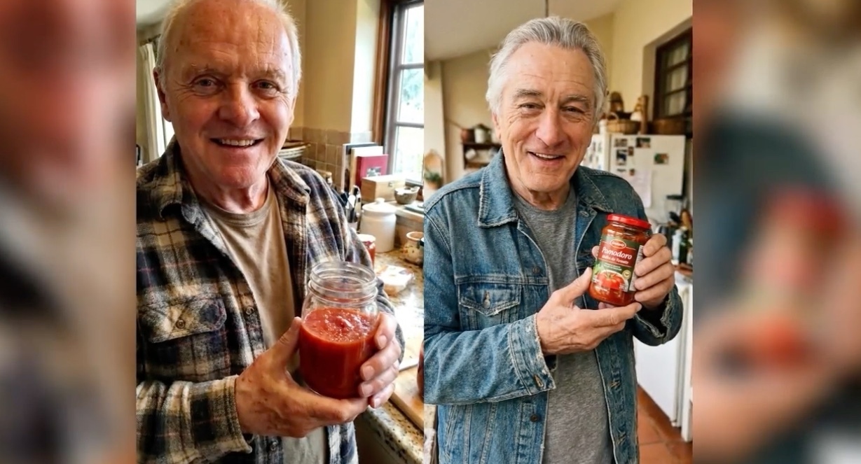 A serious mature doctor or researcher in dark scrubs standing in a clinical kitchen setting, looking directly at the camera, photorealistic
